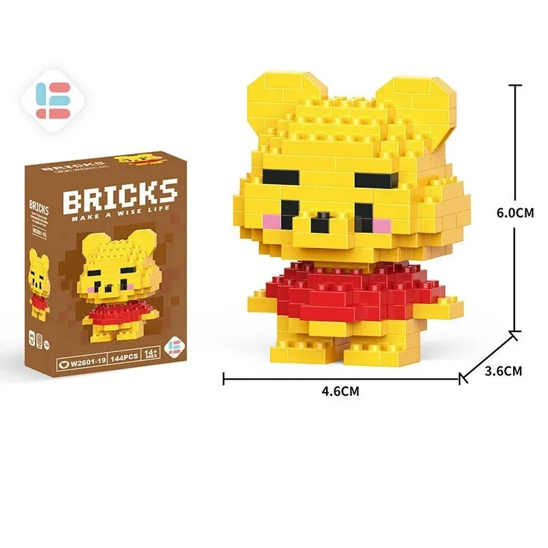 Mini Pixel Block Figure