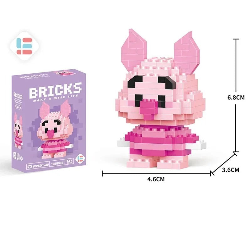 Mini Pixel Block Figure