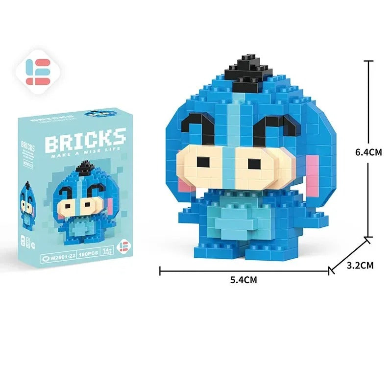 Mini Pixel Block Figure