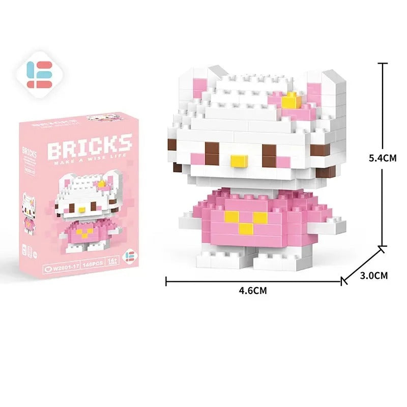 Mini Pixel Block Figure