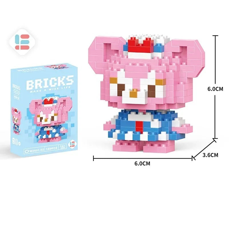 Mini Pixel Block Figure