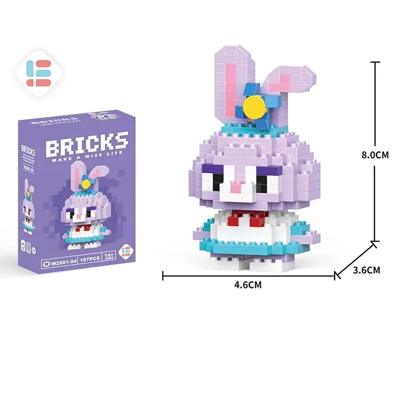 Mini Pixel Block Figure