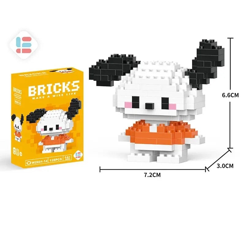 Mini Pixel Block Figure
