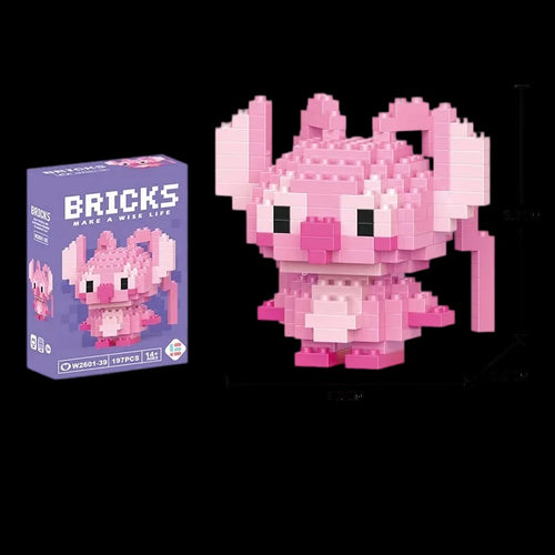 Mini Pixel Block Figure