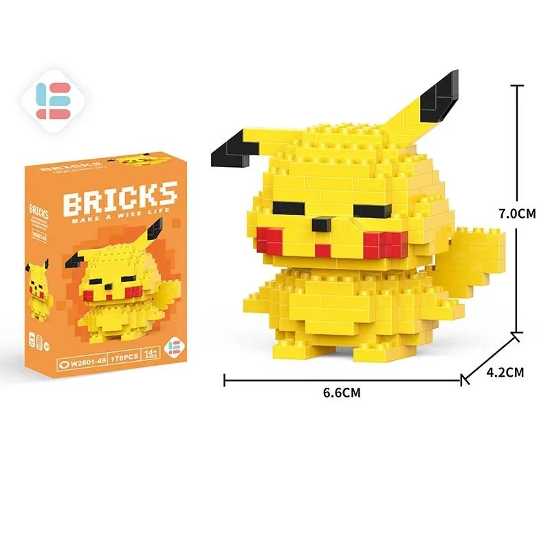 Mini Pixel Block Figure