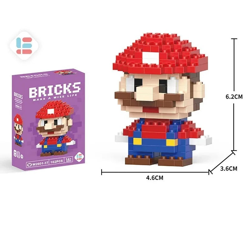 Mini Pixel Block Figure