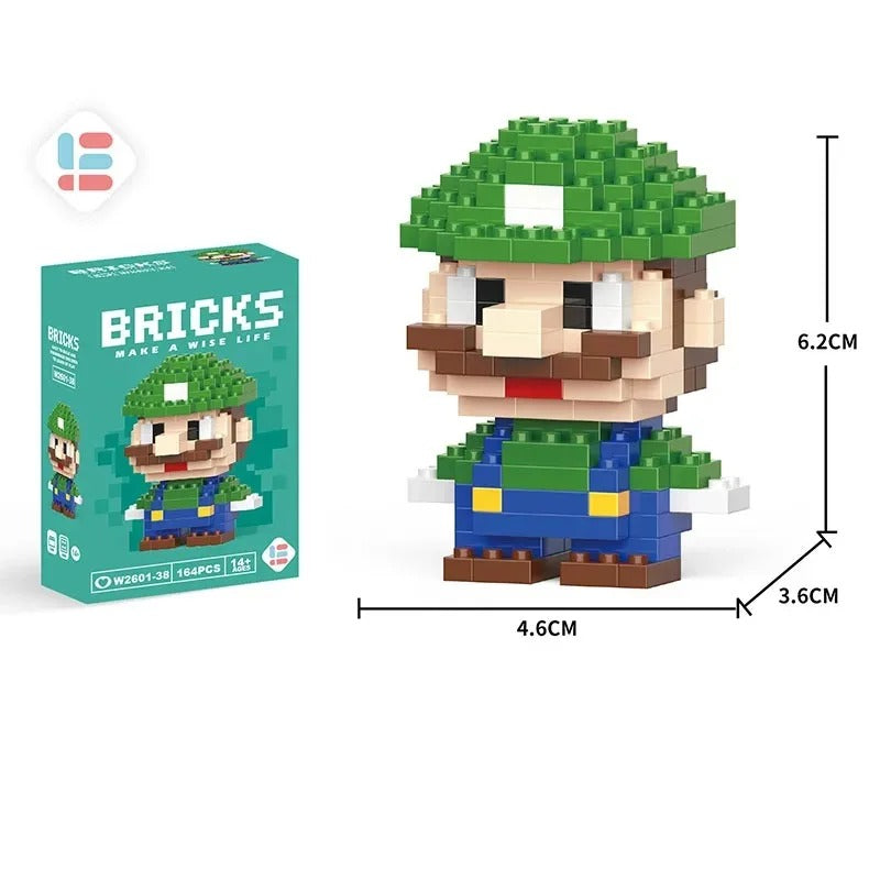 Mini Pixel Block Figure