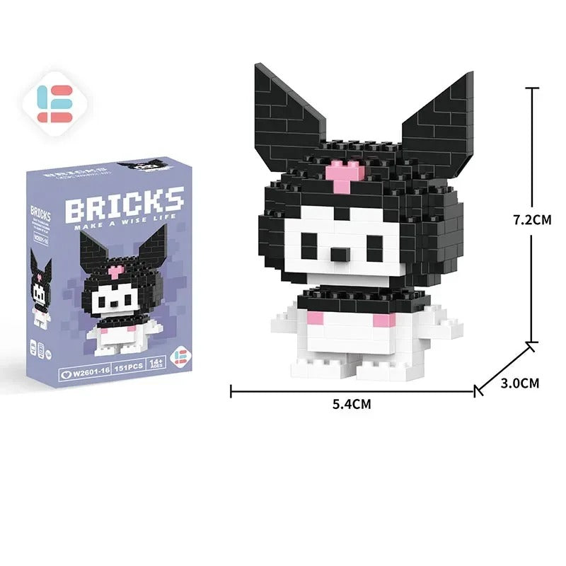 Mini Pixel Block Figure