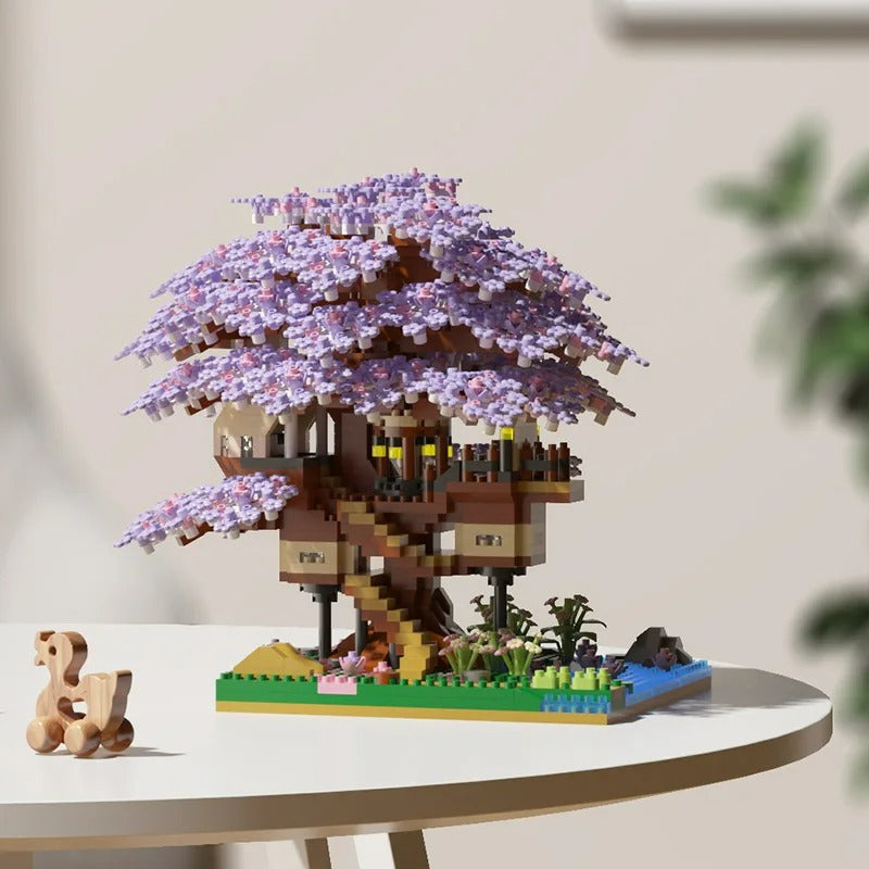 Cherry Blossom Tree Building Blocks